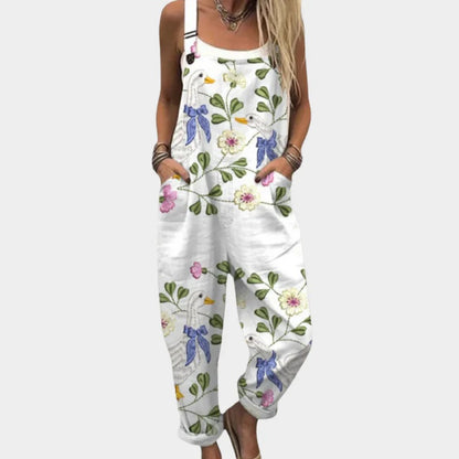 Juliette™ | Pantalon Fleurs Printemps