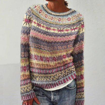 Manon™ | Pull Nordique Multicolore