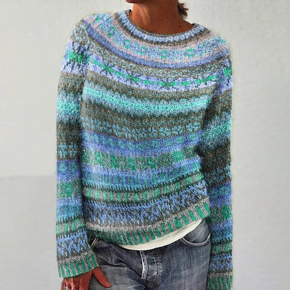 Manon™ | Pull Nordique Multicolore