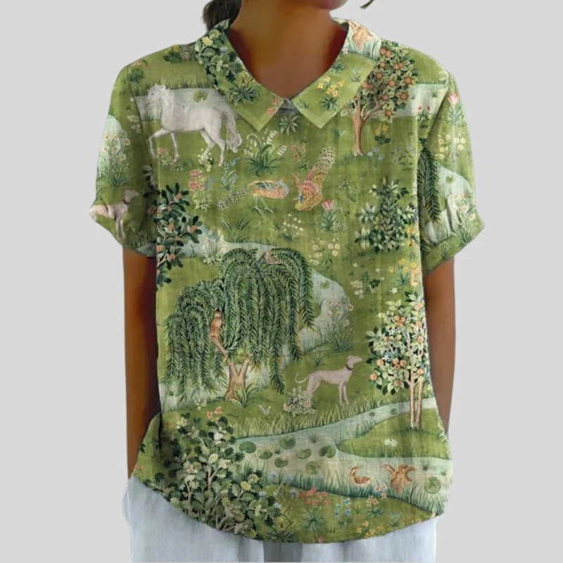 Théoline™ | Blouse Jardin Printemps