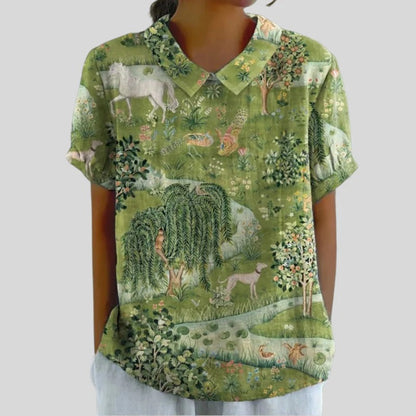 Théoline™ | Blouse Jardin Printemps