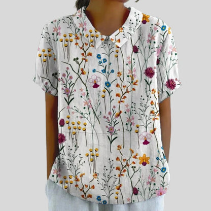 Églantine™ | Blouse Fleurs Champêtres