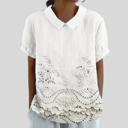 Orielle™ | Blouse Texture Élégante