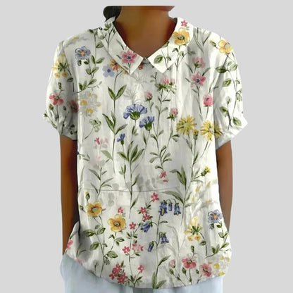 Églantine™ | Blouse Fleurs Champêtres
