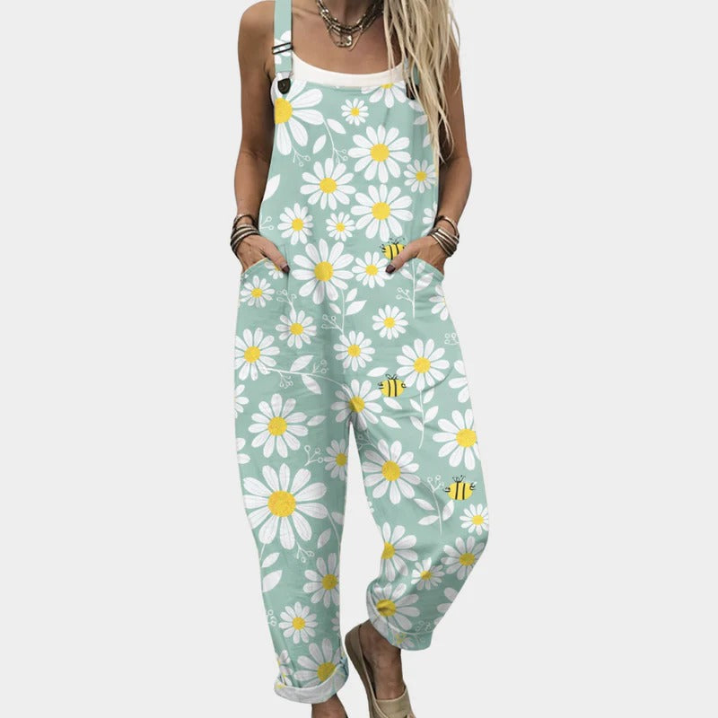 Juliette™ | Pantalon Fleurs Printemps