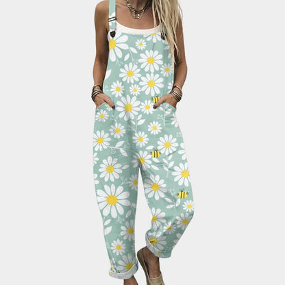 Juliette™ | Pantalon Fleurs Printemps