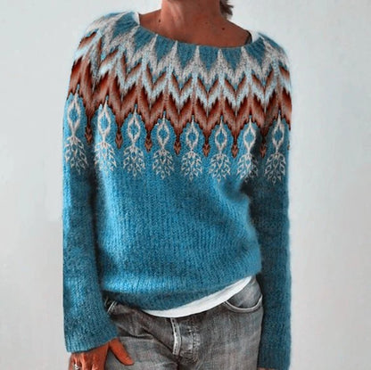 Coralie™ | Pull Fair Isle Nordique