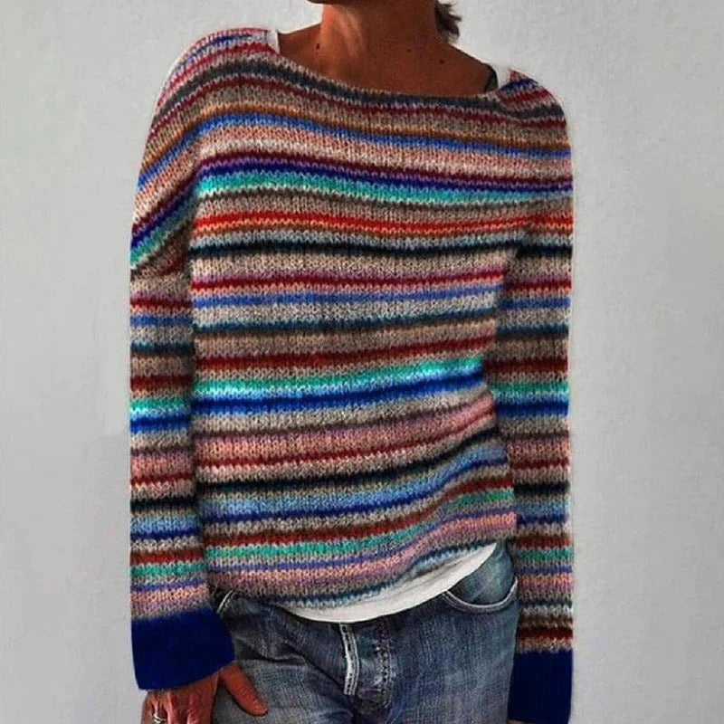 Manon™ | Pull Nordique Multicolore