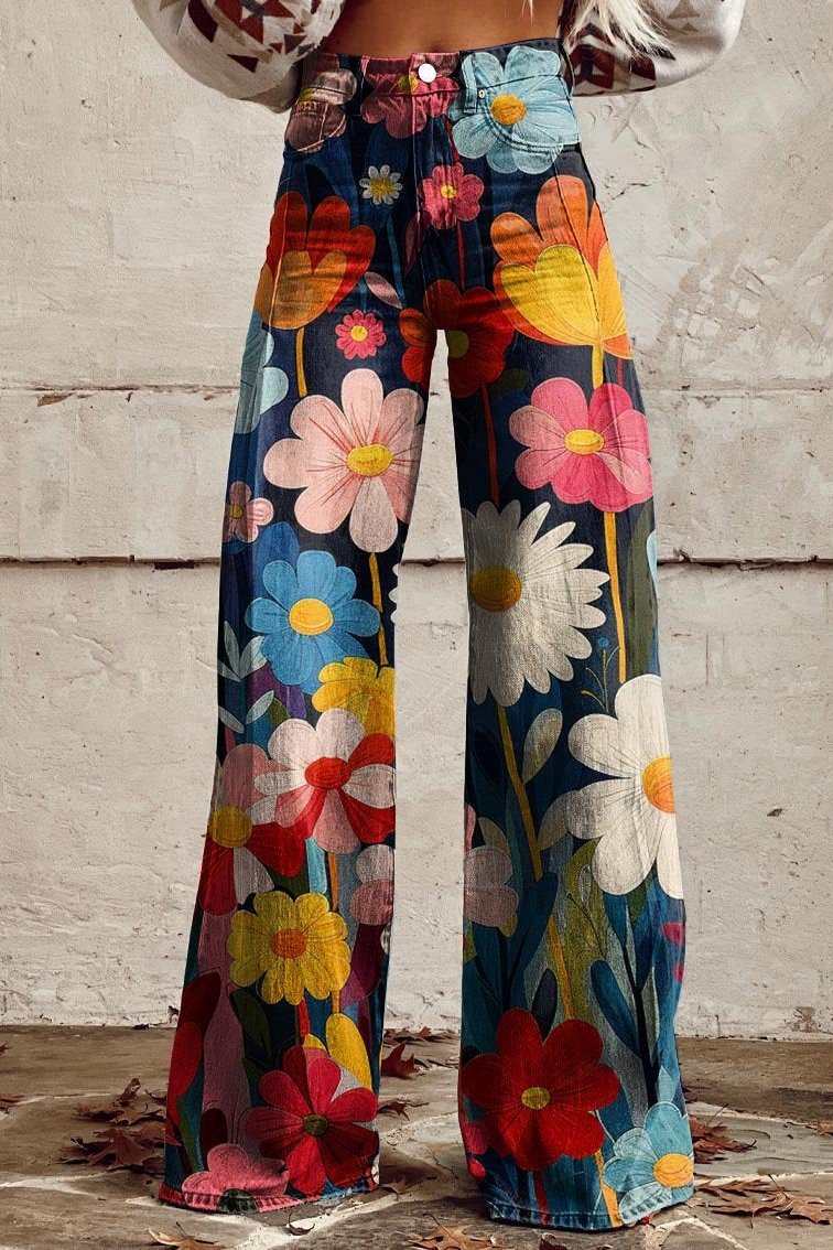 Solène™ | Pantalon Vintage Ample