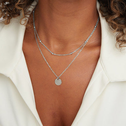 Éloïse™ | Collier Argent Médaille
