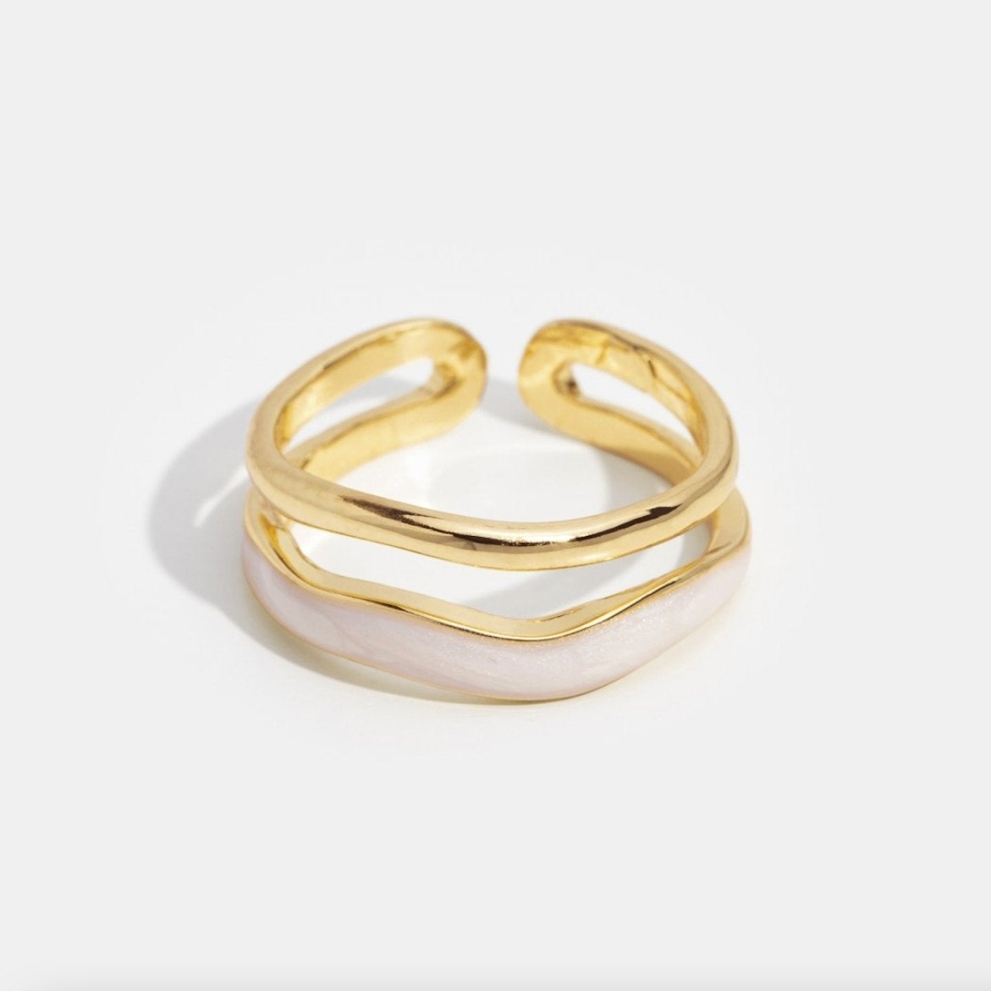 Évania™ | Bague Dorée Ajustable