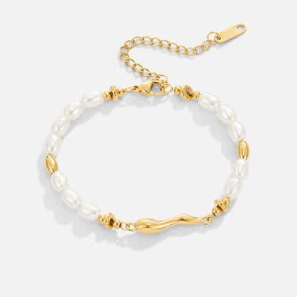 Valérina™ | Bracelet Perles Or