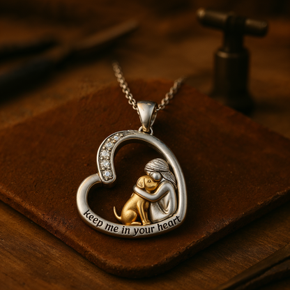 Énora™ | Collier Cœur Chien
