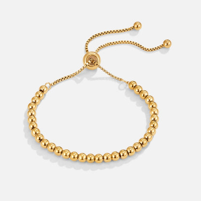 Élorisse™ | Bracelet Or Perlé