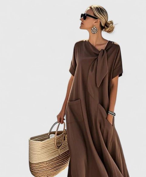 Soléria™ | Flowy Dress with Pocket