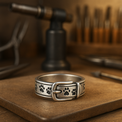 Elianor™ | Bague Inspirée Collier de Chien