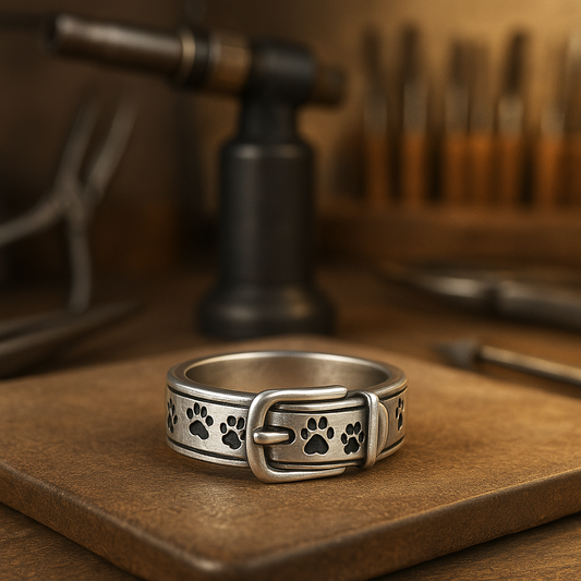 Elianor™ | Bague Inspirée Collier de Chien