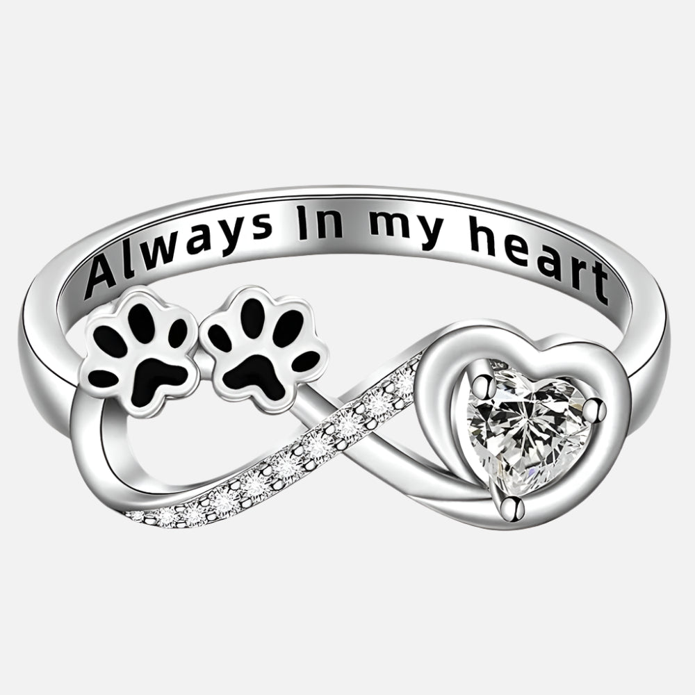 Delphine™ | Bague Cœur Animal