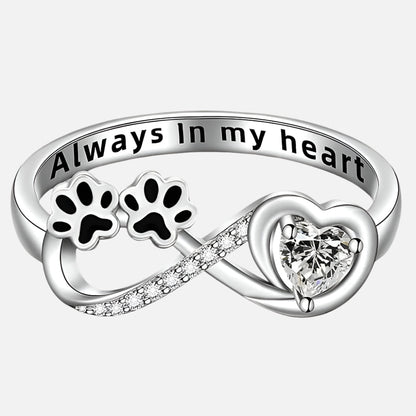 Delphine™ | Bague Cœur Animal