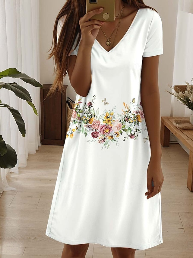 Lunéa™ | Robe Fluide Printemps