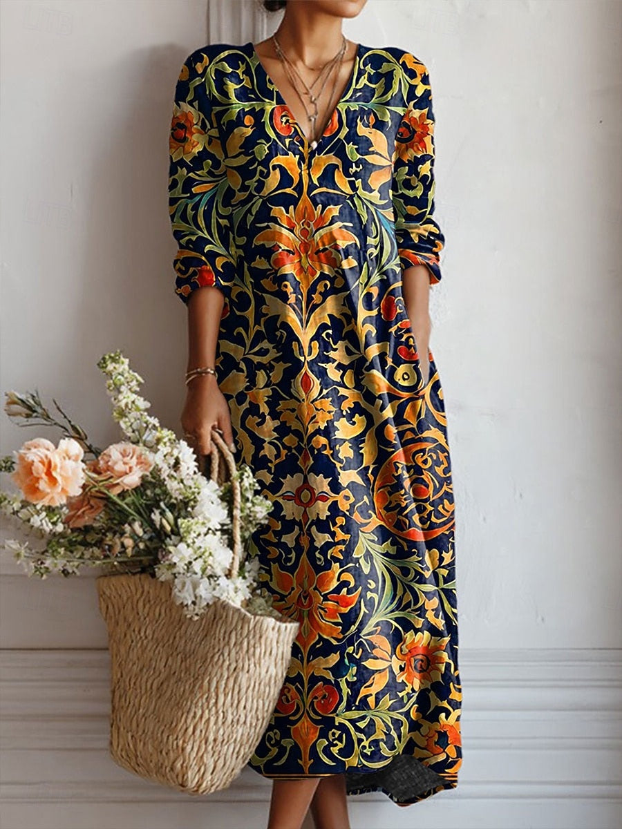 Julie | Robe Confort Style Quotidien Élégant