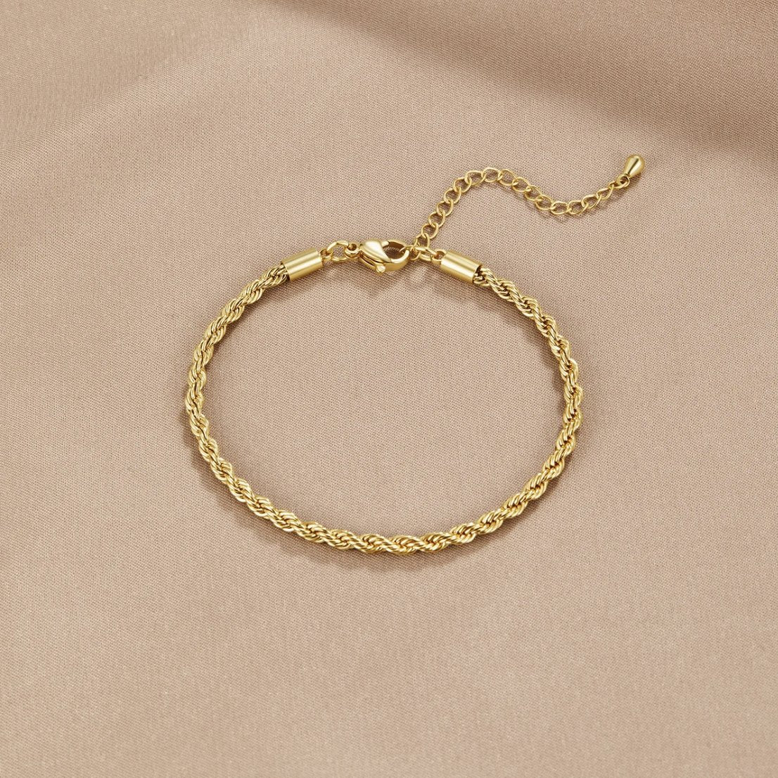 Élorina™ | Bracelet Or Torsadé