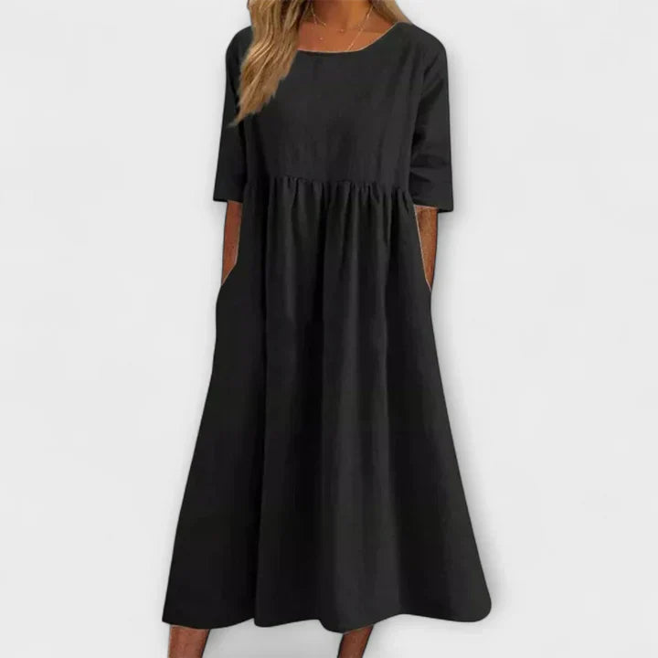Alvéria™ | Robe Taille Froncée