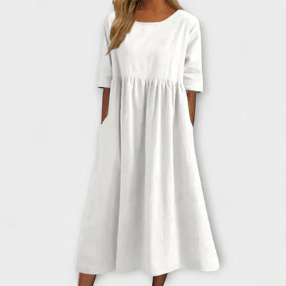 Alvéria™ | Robe Taille Froncée