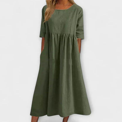 Alvéria™ | Robe Taille Froncée
