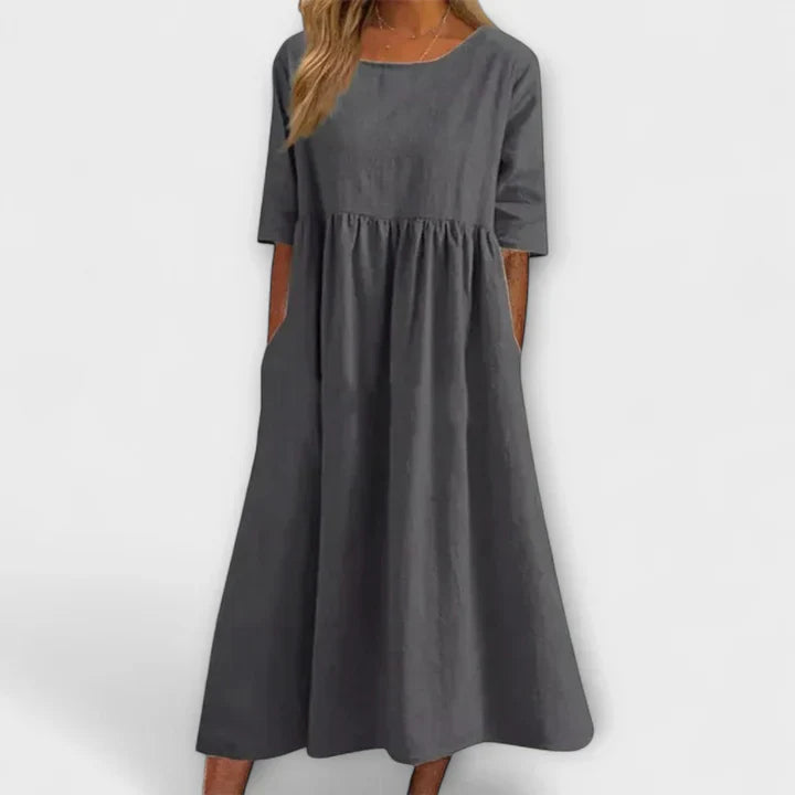 Alvéria™ | Robe Taille Froncée