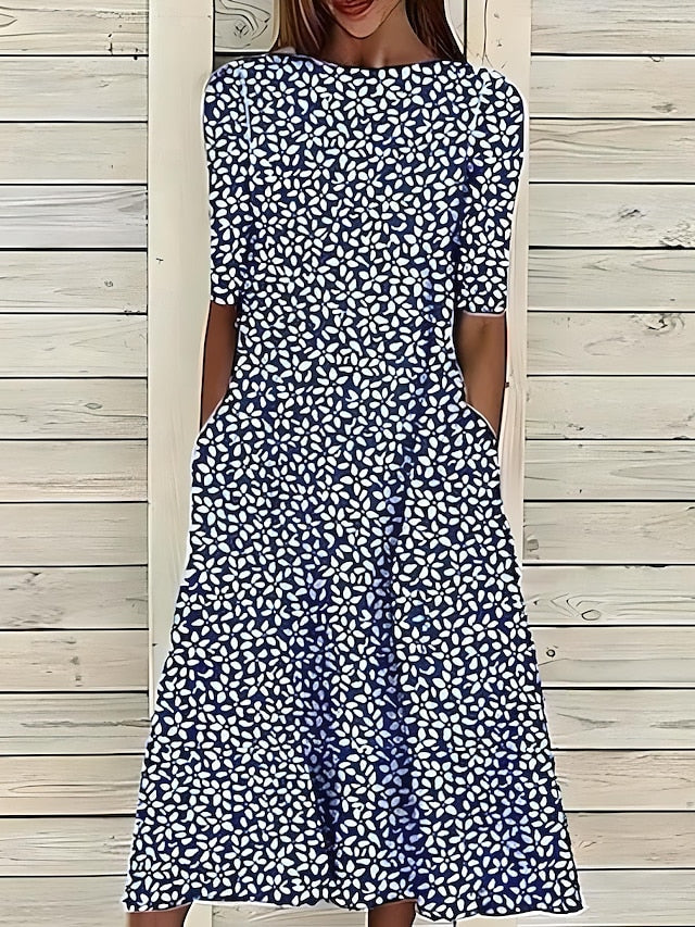 Élise | Robe Fleurie Style Bord de Mer
