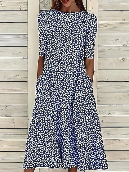 Élise | Robe Fleurie Style Bord de Mer